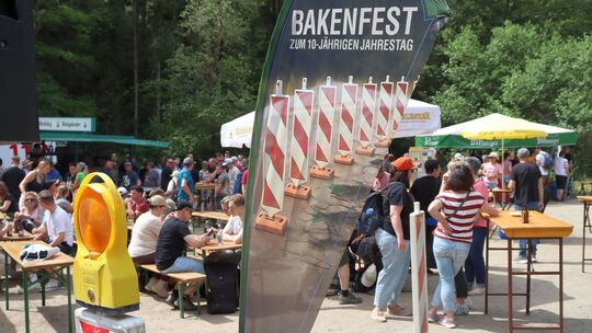 Sehr groß war der Besuch beim Bakenfest.