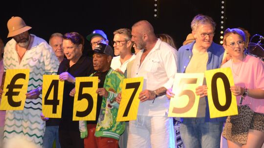 45.750 Euro: Diese stolze Spendensumme konnte man nach dem gelungenem Abend präsentieren.