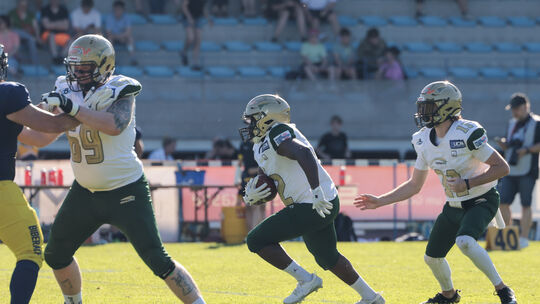 Voll auf Kurs: Nach drei Spielen sind die Montabaur Fighting Farmers weiter ungeschlagen und liegen in der Tabelle der GFL2 punk
