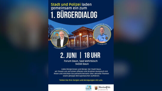 Plakat 1. Bürgerdialog
