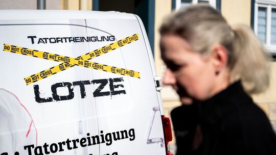 Tatortreiniger im Thüringer Wald im Einsatz