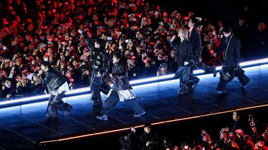 Die koreanische Boyband BTS Die koreanische Boyband BTS