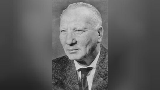Initiator und erster Vorsitzender Johann Weber.