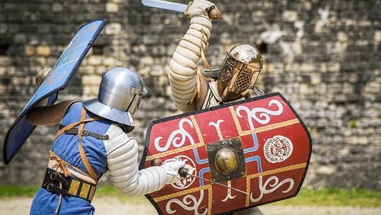Beim Rigomagus-Fest in Remagen stehen Gladiatorenkämpfe an.