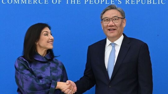 Wirtschaftsministerin Reiche in China