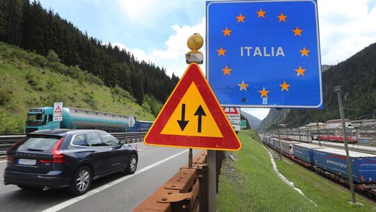 Grenze zu Italien