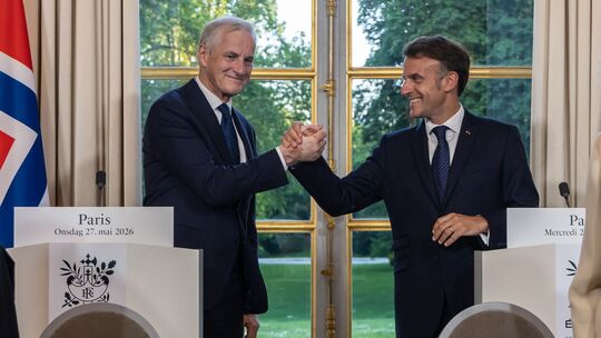 Norwegens Ministerpräsident Støre in Paris Norwegens Ministerpräsident Støre in Paris