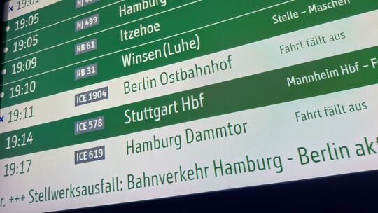 Zugverkehr Hamburg-Berlin