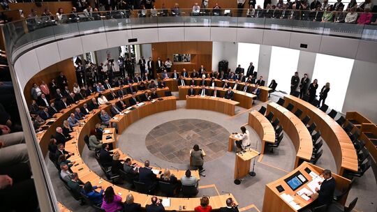 Konstituierende Sitzung Landtag Rheinland-Pfalz