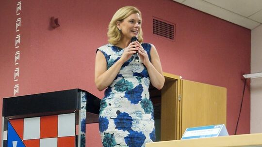 Julia Klöckner, heimische CDU-Bundestagsabgeordnete und Bundestagspräsidentin, war ebenfalls in Reichenbach zu Gast. Julia Klöckner, heimische CDU-Bundestagsabgeordnete und Bundestagspräsidentin, war ebenfalls in Reichenbach zu Gast.
