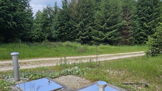 Eine der Entnahmestelle mitten im Nationalpark in unmittelbarer Nähe des Börfinkgrabens