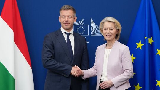 Ungarns neuer Ministerpräsident Magyar in Brüssel Ungarns neuer Ministerpräsident Magyar in Brüssel