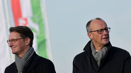 Hendrik Wüst und Friedrich Merz Hendrik Wüst und Friedrich Merz