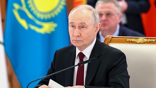 Russlands Präsident Putin in Kasachstan