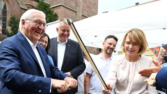 Bundespräsident Steinmeier eröffnet «Fest der Demokratie»