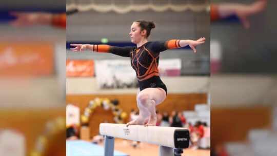 Ihr Heimatverein ist der TV Hennweiler, doch in der Regionalliga turnt Tessa Georg erfolgreich für die TG Karlsruhe. Ihr Heimatverein ist der TV Hennweiler, doch in der Regionalliga turnt Tessa Georg erfolgreich für die TG Karlsruhe.