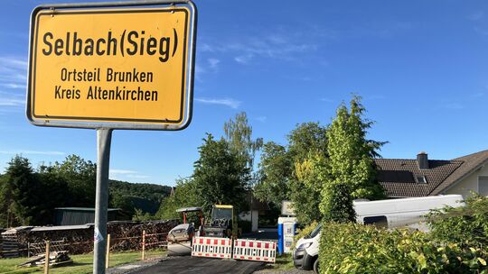 Nach mehr als 13 Monaten Bauzeit kommt der Ausbau der Tannenstraße in Selbach demnächst planmäßig zum Abschluss.