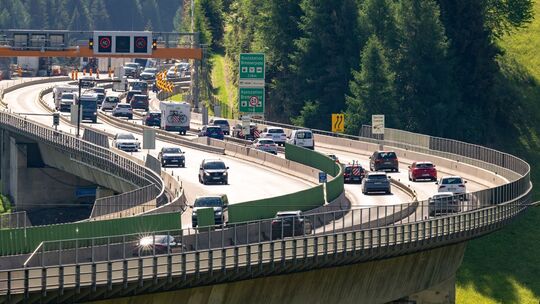Nach der Demo auf der Brennerautobahn mit Totalsperre