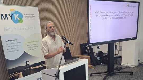 Norbert Dümpelfeld von der Klimawerkstatt Andernach zeigte Wege für den Einzelnen auf, sich gegen den Klimawandel zu stemmen.