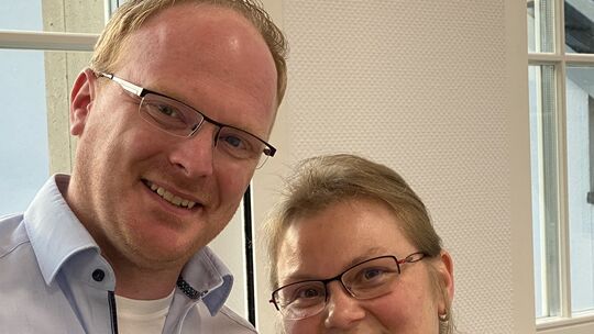 Christopher Wittig und seine Frau Nadja.