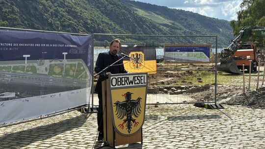 Für Peter Unkel, Bürgermeister der VG Hunsrück-Mittelrhein, ist die Großmaßnahme eine Chance für Oberwesel. "Ich wünsche dem Pro