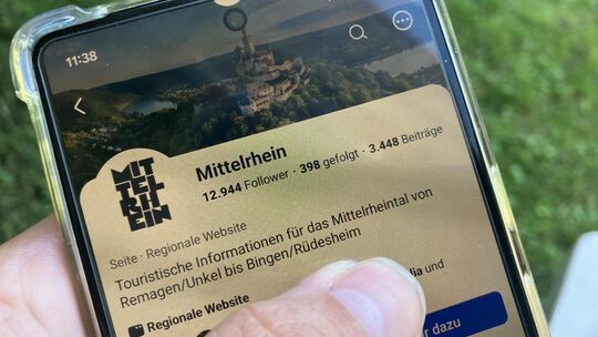 Statt Romantischer Rhein heißt auch die Facebook-Seite nun "Mittelrhein". Und auch das Logo ist neu.