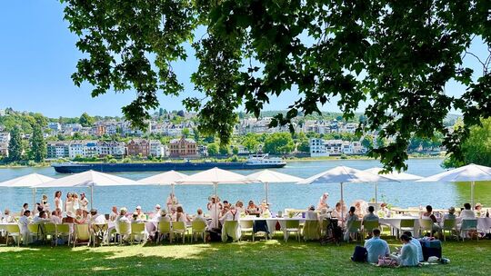 Die Stadt Koblenz hat das Dîner en blanc an Fronleichnam abgesagt.