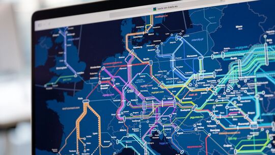 Die Nachtzug-Karte auf back-on-track.eu