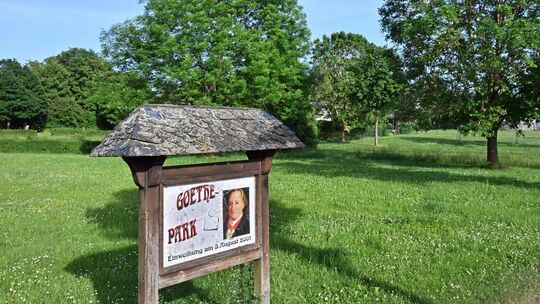 Auch der Goethepark soll im Rahmen der Stadtsanierung neu gestaltet werden.