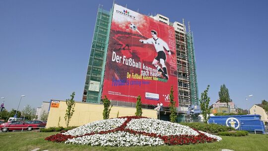 WM-Werbeplakate in Kaiserslautern
