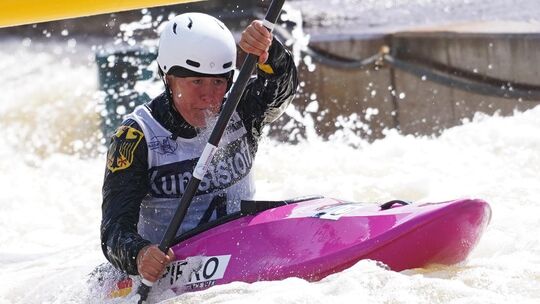 Starker Auftritt beim Weltcup in Tacen: Paulina Pirro vom KSV Bad Kreuznach.