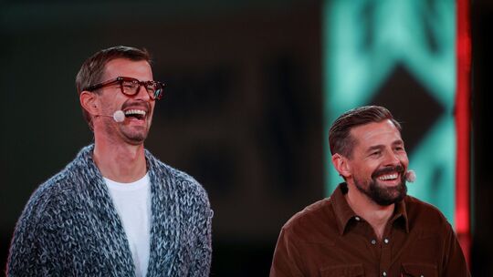Joko Winterscheidt (l-r) und Klaas Heufer-Umlauf Joko Winterscheidt (l-r) und Klaas Heufer-Umlauf