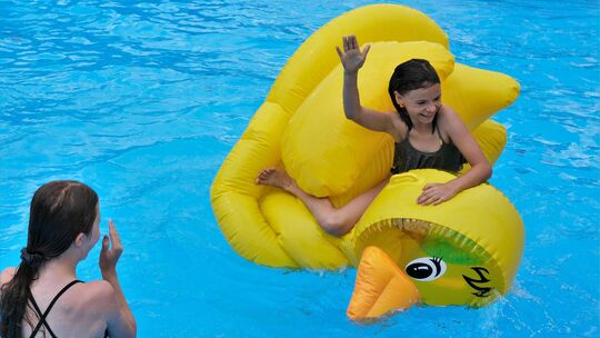 Das Thermalfreibad in Boppard eröffnete nach 14 Jahren Schließung im Juni 2022.