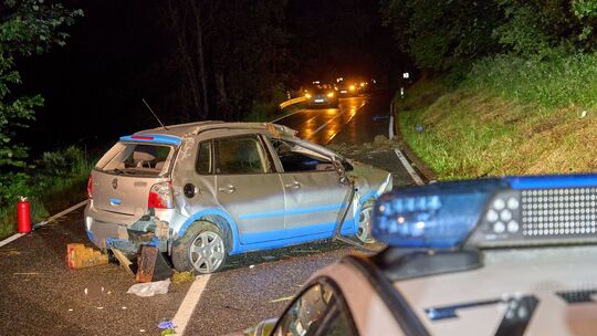 Tödlicher Verkehrsunfall auf L 293 Tödlicher Verkehrsunfall auf L 293