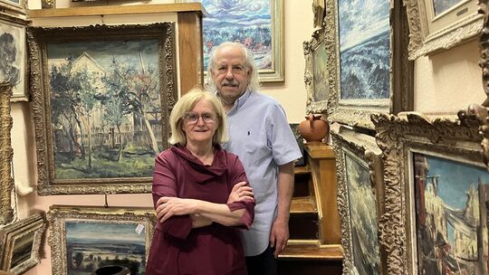 Diodora und Hans Sommer haben die Galerie Steib im Jahr 2018 von der Kulturstiftung Rheinland-Pfalz erworben.