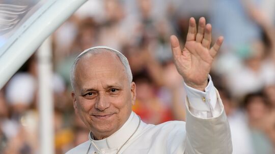 Papst Leo XIV. besucht Spanien - Olympiastadion Papst Leo XIV. besucht Spanien - Olympiastadion