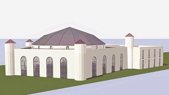 Diesen Entwurf für einen Moscheeneubau am Grenzgraben hat die Ditib-Gemeinde 2022 präsentiert.