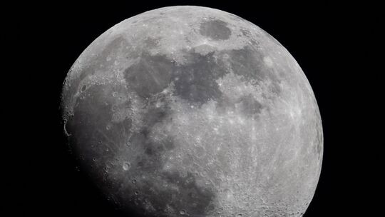 Mond am Himmel