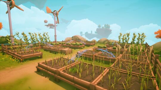 Screenshot aus dem Spiel «Solarpunk» Screenshot aus dem Spiel «Solarpunk»