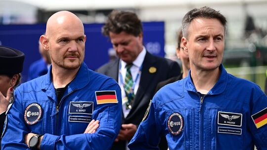Astronauten Gerst und Maurer Astronauten Gerst und Maurer