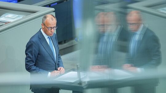 Bundestag mit Regierungserklärung von Bundeskanzler Merz Bundestag mit Regierungserklärung von Bundeskanzler Merz