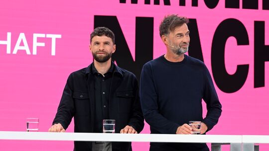 Thomas Müller und Jürgen Klopp