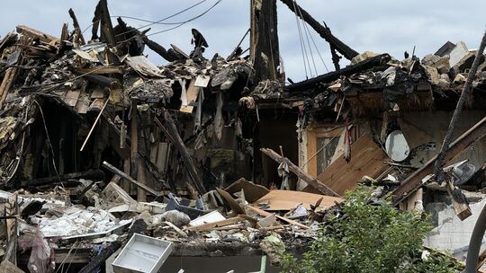 Das komplette Wohnhaus in Altstrimmig ist den Flammen zum Opfer gefallen. Für die Familie ist inzwischen eine Spendenaktion gest