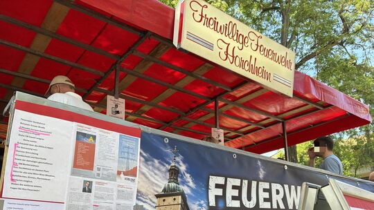 Die Horchheimer Feuerwehr hat bei der Kirmes im Koblenzer Stadtteil für den Bau des neuen Feuerwehrgerätehauses an der Emser Str