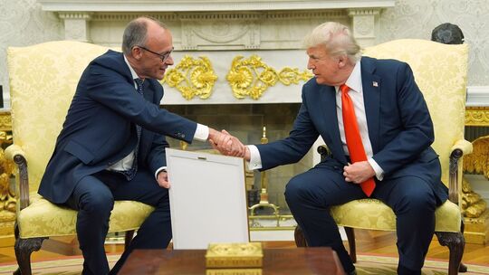 US-Präsident Trump empfängt Bundeskanzler Merz US-Präsident Trump empfängt Bundeskanzler Merz