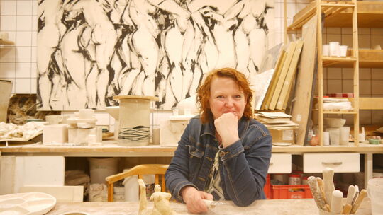 Die Künstlerin Anja Bogott öffnet ihr Atelier für die Ehrenbreitsteiner Kulturtage. Die Künstlerin Anja Bogott öffnet ihr Atelier für die Ehrenbreitsteiner Kulturtage.