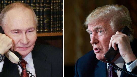 Donald Trump und Wladimir Putin haben telefoniert Donald Trump und Wladimir Putin haben telefoniert