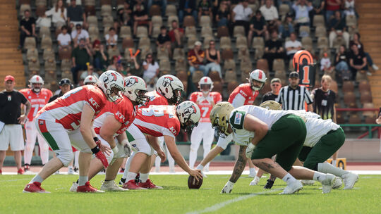 Ein schwaches zweites Viertel wurde den Fighting Farmers Montabaur im Auswärtsspiel bei den Augsburg Centurions zum Verhängnis.