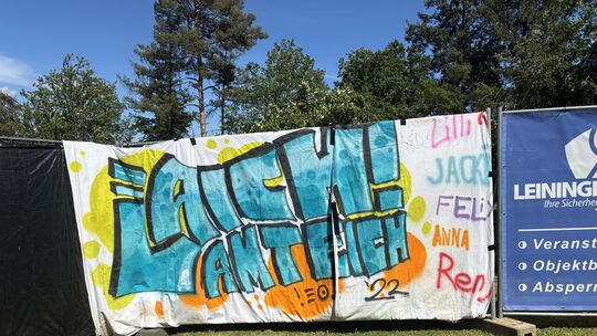 Das Konzept des "Laichzeit-Festivals" ist Do it yourself. Jeder soll seine künstlerische Ader zeigen.