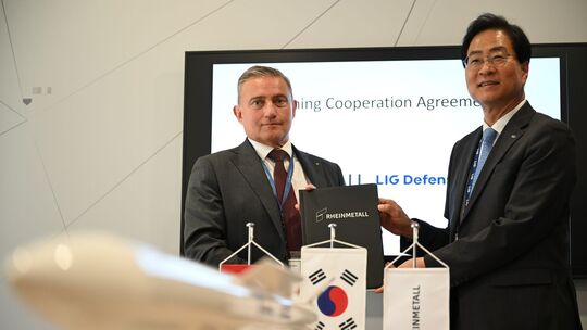Rheinmetall kooperiert mit südkoreanischer Firma LIG D&A